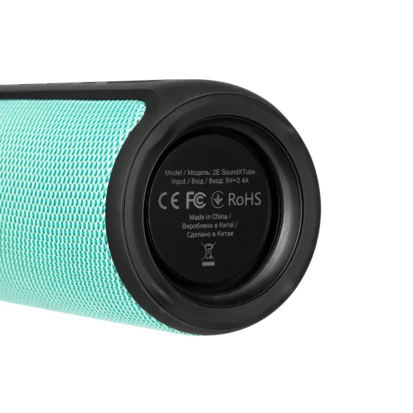 Система акустична бездротова SoundXTube TWS, MP3, водостійка, бірюзова 2E (2E-BSSXTWTQ) - Фото 4