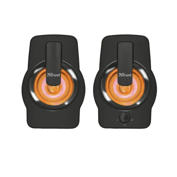 Система акустическая Gemi 2.0, USB, AUX, RGB, чёрная Trust (22948_TRUST) - Фото 1