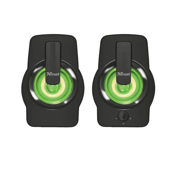 Система акустическая Gemi 2.0, USB, AUX, RGB, чёрная Trust (22948_TRUST) - Фото 2