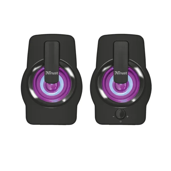 Система акустическая Gemi 2.0, USB, AUX, RGB, чёрная Trust (22948_TRUST) - Фото 9