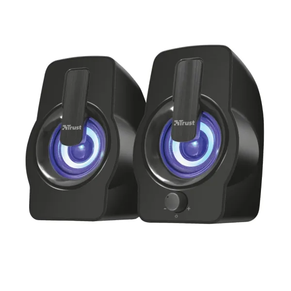 Система акустическая Gemi 2.0, USB, AUX, RGB, чёрная Trust (22948_TRUST) - Фото 9