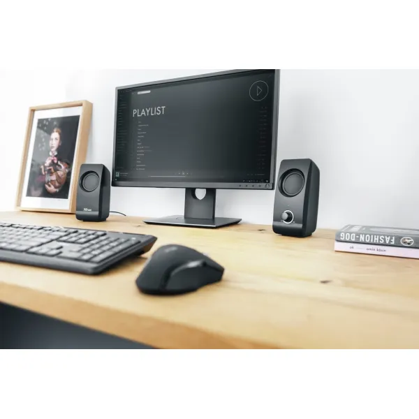 Система акустическая Remo 2.0, USB, AUX, чёрная Trust (17595_TRUST) - Фото 4