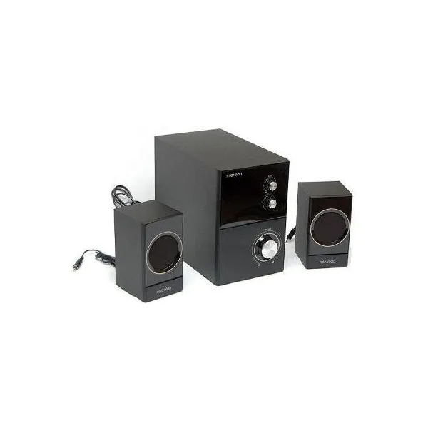 Система акустическая 2.1 17W, чёрная Microlab (M-223) - Фото 5