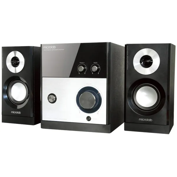 Система акустическая mini-jack, 2.1, 59W, чёрная Microlab (M-880) - Фото 1