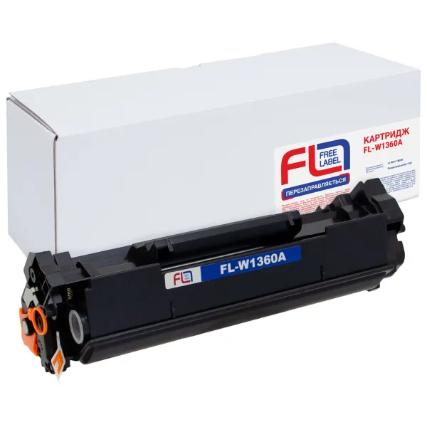 Картридж совместимый HP 136A (W1360A) Free Label (FL-W1360A) - Фото 1