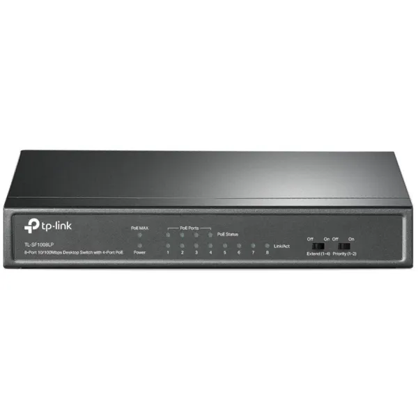Коммутатор сетевой TL-SF1008LP TP-Link (TL-SF1008LP)