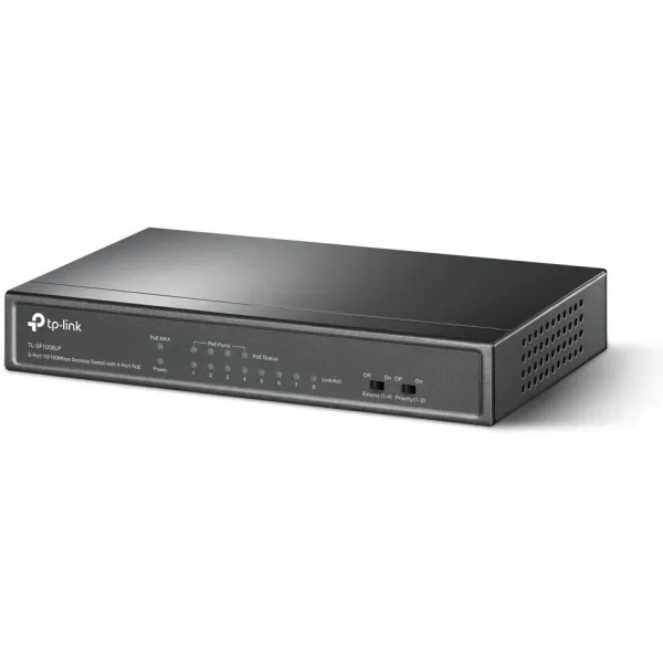Коммутатор сетевой TL-SF1008LP TP-Link (TL-SF1008LP) - Фото 2