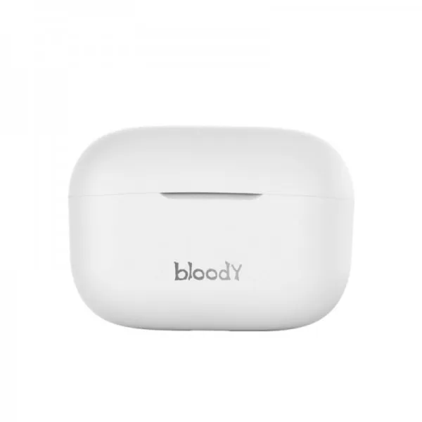 Наушники вакуумные вкладыши, беспроводные A4Tech (M30 Bloody (White)) - Фото 3