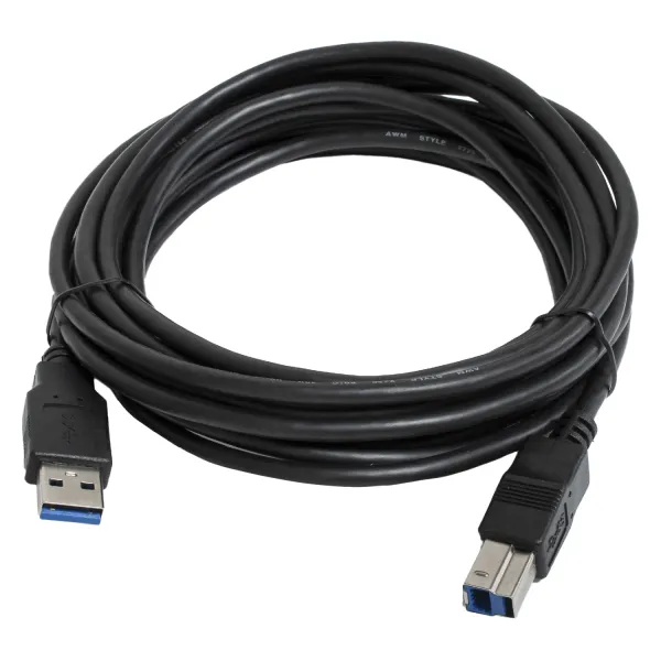 Кабель для принтера USB 3.0 AM/BM 4,5 м, черный Patron (PN-AMBM-USB3-45)