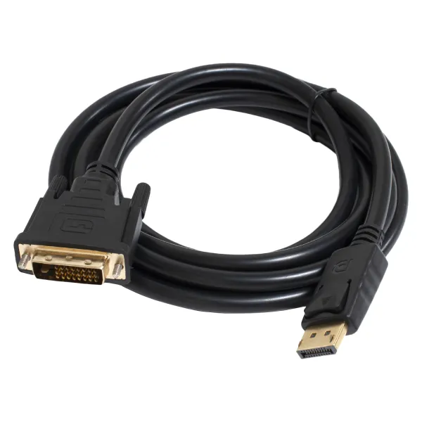 Кабель мультимедийный Display Port to DVI 24+1, 1.8м Patron (PN-MUL-DP-DVI-18) - Фото 5
