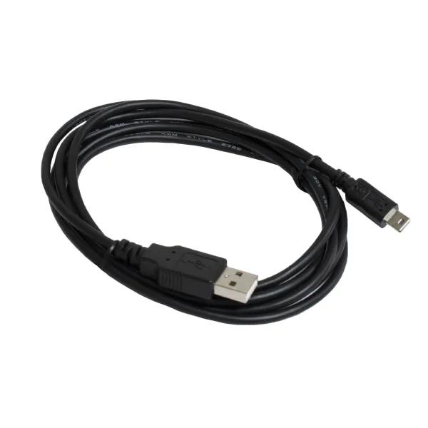 Кабель USB 2.0 AM-Mini 5 pin M, 1,8 м, чорний Patron (PN-USB-MINI-18) - Фото 7