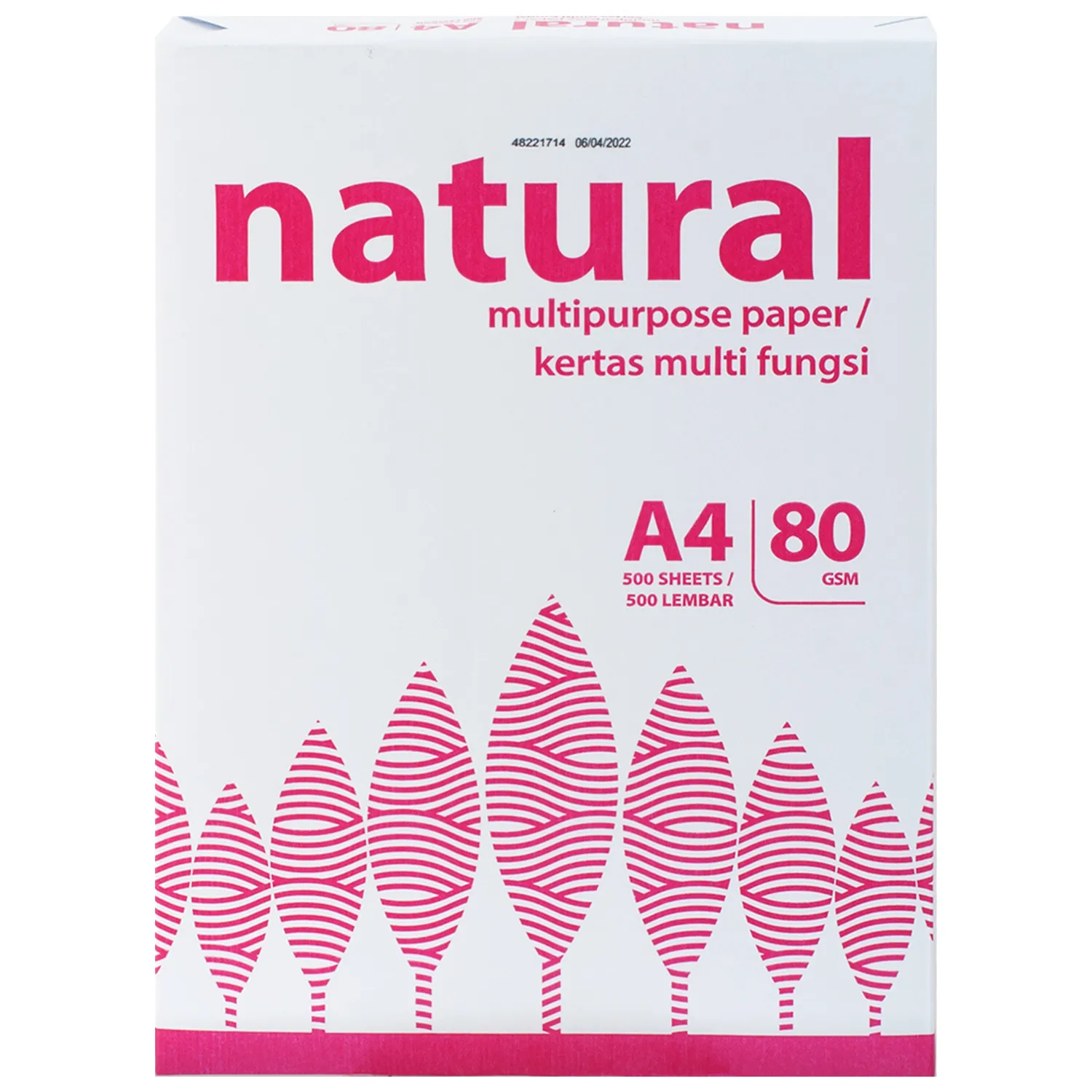 Бумага офисная A4, 80 г/м2, 500 л, Класс В, IK Natural (IK-NAT-80A4) - Фото 1