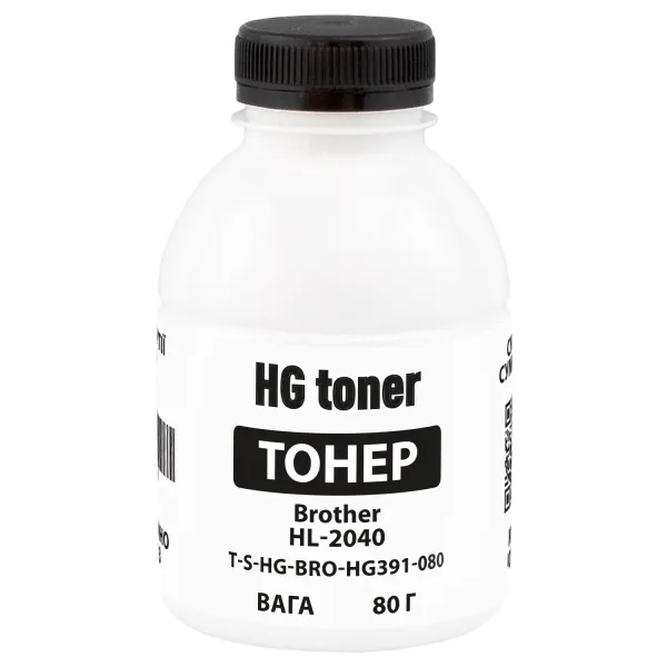 Тонер Brother HL-2040 флакон, 80 г HG toner (TSM-HG391-80) - Фото 6