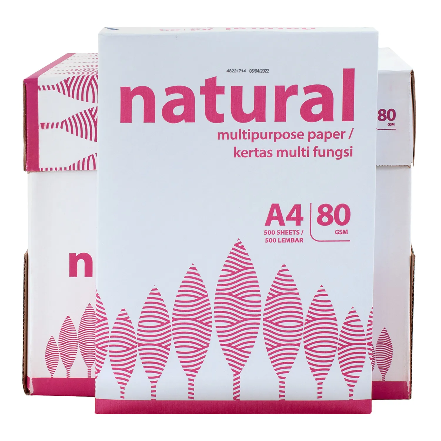 Бумага офисная A4, 80 г/м2, 5 пачек по 500 л, Класс В, IK Natural (IK-NAT-80A4-5) - Фото 2