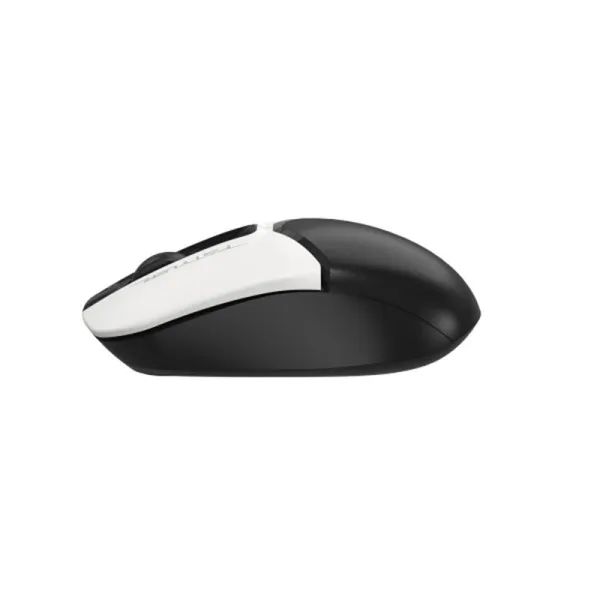 Миша USB безшумна чорна з білим Fstyler A4Tech (FG12S (Panda)) - Фото 3