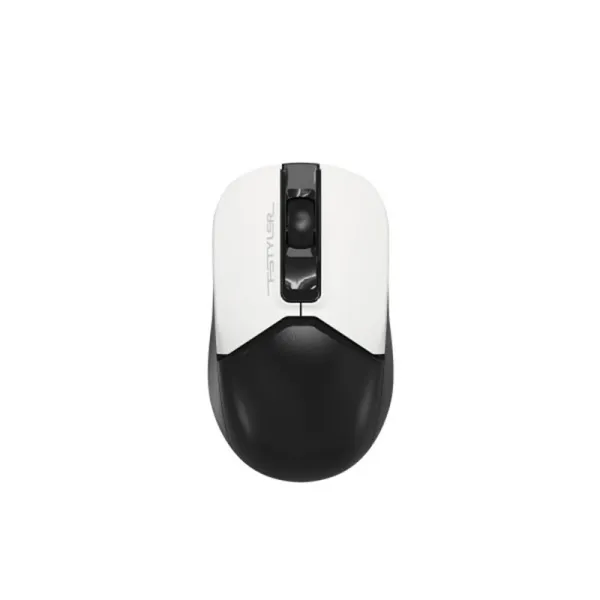 Миша USB безшумна чорна з білим Fstyler A4Tech (FG12S (Panda))