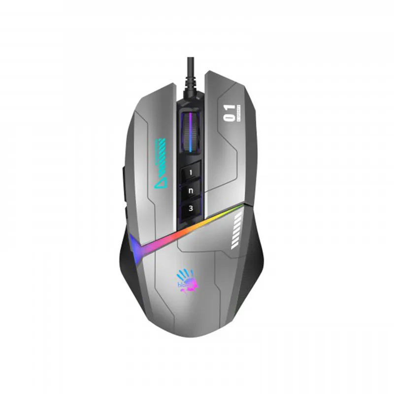 Мышь проводная игровая Bloody Activated темно-серая A4Tech (W60 Max Bloody (Gun Grey) Мышь проводная игровая Bloody Activated темно-серая A4Tech (W60 Max Bloody (Gun Grey)