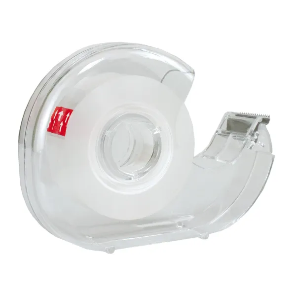 Стрічка клейка канцелярська, 18мм х 33м, в диспенсері, прозора H-Tone (JJ40503) - Фото 1