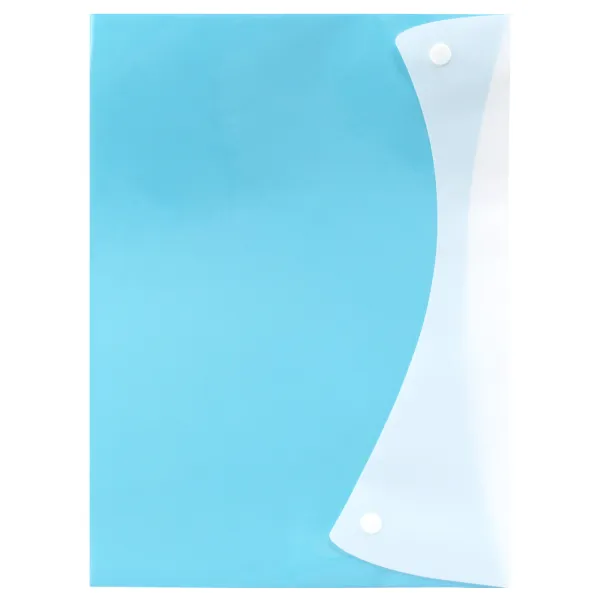 Папка-конверт на кнопках А4, бирюзовая H-Tone (JJ409303-turquoise) - Фото 3