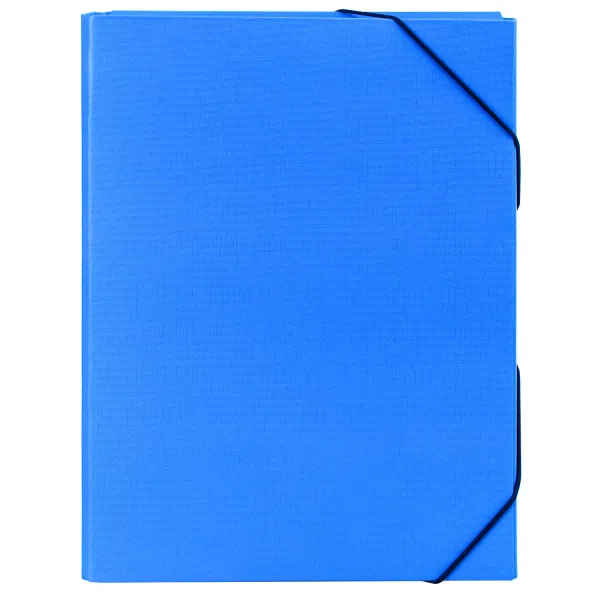 Папка-бокс на гумках, 50 мм, синя H-Tone (JJ409342-blue) - Фото 4