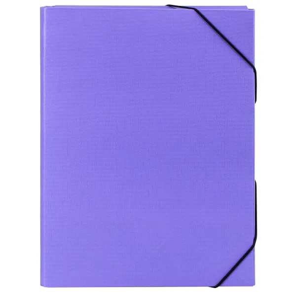 Папка-бокс на гумках, 50 мм, фіолетова H-Tone (JJ409342-purple) - Фото 2