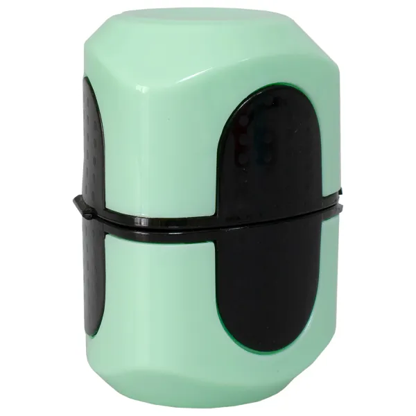 Точилка с контейнером, 3 отверстия, пластик, зеленая H-Tone (JJ30268-XP102-green) - Фото 4