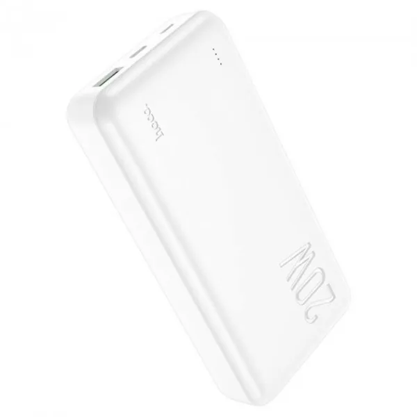 Аккумулятор внешний Power Bank 20000 mAh PD 20W+Quick Charge 3.0, белый Hoco (J87A) - Фото 21