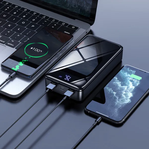 Аккумулятор внешний Power Bank 30000 mAh, черный Borofone (BJ8) - Фото 2
