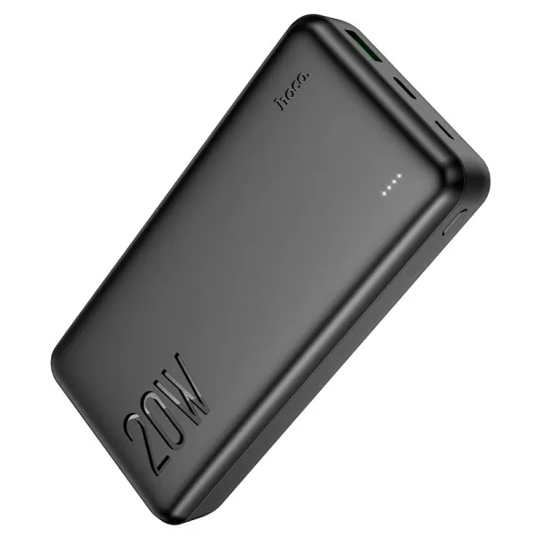 Акумулятор зовнішній Power Bank 20000 mAh PD 20W+Quick Charge 3.0, чорний Hoco (J87A) - Фото 5
