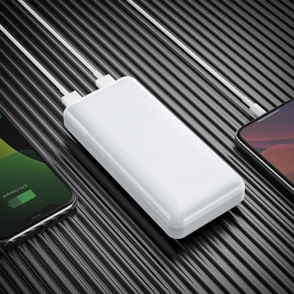 Аккумулятор внешний Power Bank 20000 mAh, белый Hoco (J72A) - Фото 1