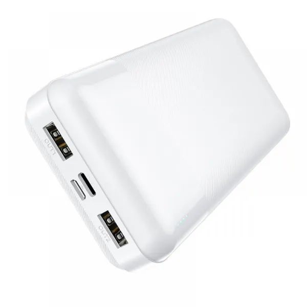 Аккумулятор внешний Power Bank 20000 mAh, белый Hoco (J72A) - Фото 18