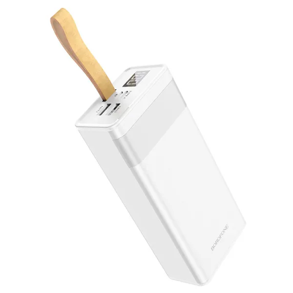Аккумулятор внешний Power Bank 30000 mAh, белый Borofone (BJ18A) - Фото 4