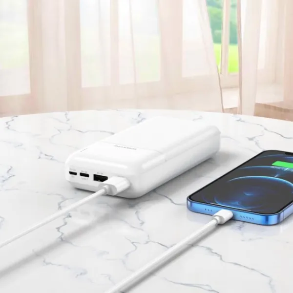 Аккумулятор внешний Power Bank 20000 mAh, белый Borofone (BJ16A) - Фото 1