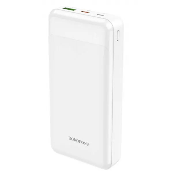 Аккумулятор внешний Power Bank 20000 mAh PD 20W+Quick Charge 3.0, белый Borofone (BJ19A) - Фото 9