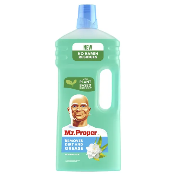 Рідина для миття підлог та стін 1,5 л Ранкова Роса Mr. Proper (s.08465)