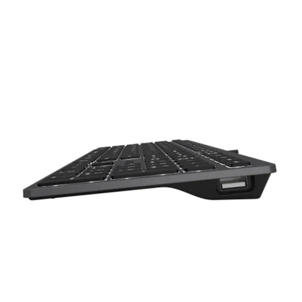 Клавиатура USB Fstyler FX60, серая A4Tech (FX60 USB (Grey) White backlit) - Фото 4
