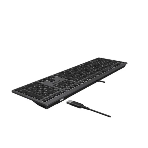 Клавиатура USB Fstyler FX60, серая A4Tech (FX60 USB (Grey) White backlit) - Фото 8