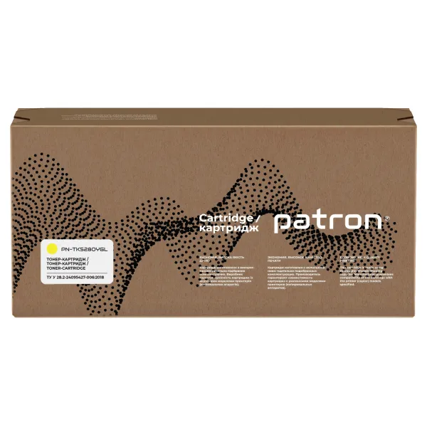 Тонер-картридж сумісний Kyocera Mita TK-5280Y жовтий Green Label Patron (PN-TK5280YGL) - Фото 3