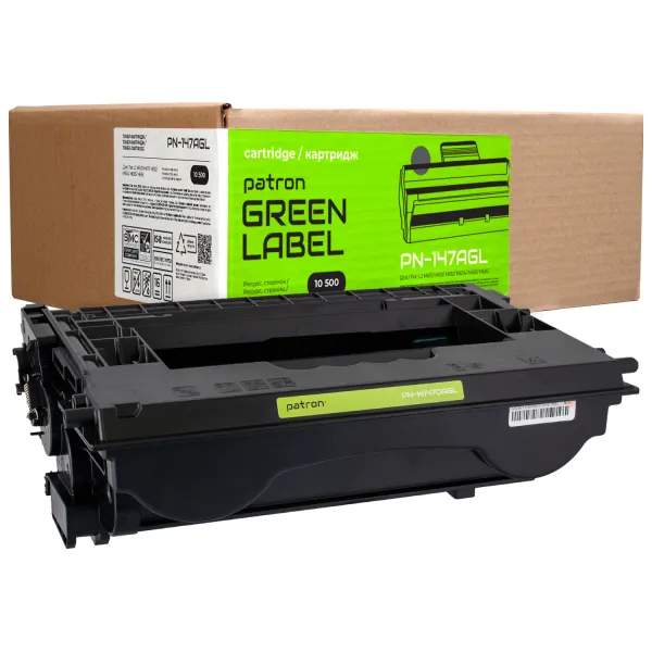 Тонер-картридж сумісний HP 147A (W1470A) Green Label Patron (PN-147AGL) - Фото 3