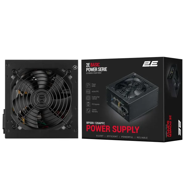 Блок живлення Basic Power 500W 2E (2E-BP500-120APFC) - Фото 3