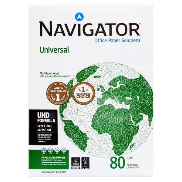 Бумага офисная А3, 80 г/м2, 500 л, класс А Navigator (112452)