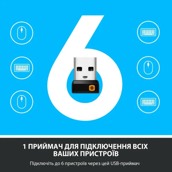 Мышь беспроводная M325s, светло-серебрянная Logitech (910-006813) - Фото 1