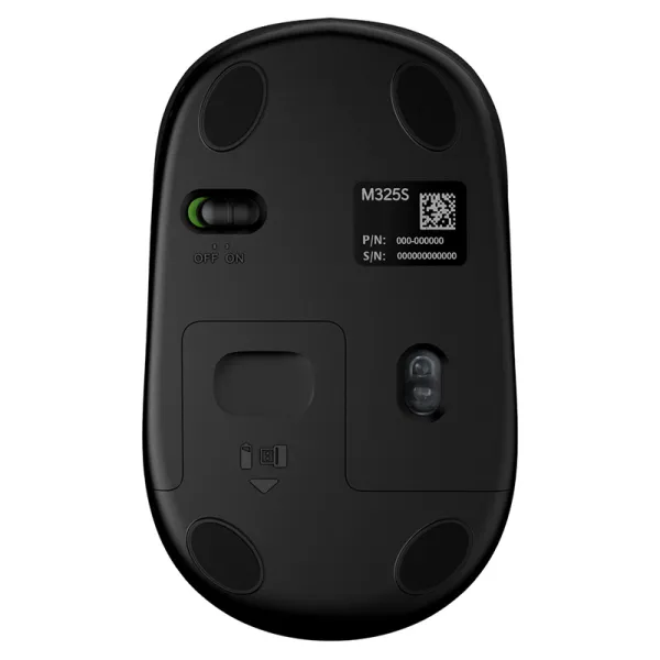 Мышь беспроводная M325s, светло-серебрянная Logitech (910-006813) - Фото 3