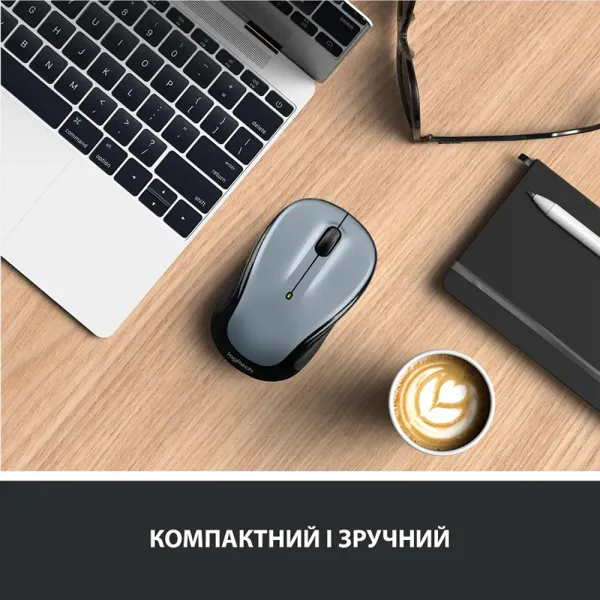 Мышь беспроводная M325s, светло-серебрянная Logitech (910-006813) - Фото 11