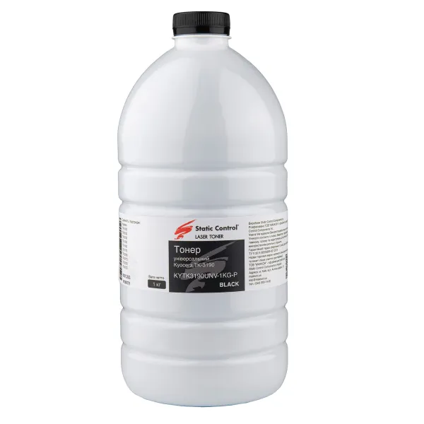 Тонер Kyocera Mita універсальний TK-3190 флакон, 1 кг SCC (KYTK3190UNV-1KG-P) - Фото 13