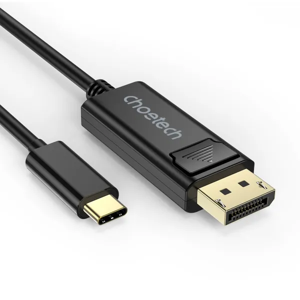 Кабель Type-C - Display port, 1,8 м черный Choetech (XCP-1801BK) - Фото 5