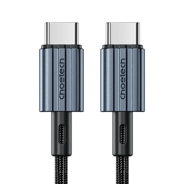 Кабель Type-C - Type-C, PD 60W, 1,2 м черный Choetech (XCC-1014-BK) - Фото 1