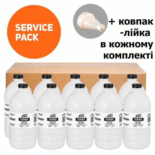 Тонер Ricoh Aficio MP 1100 Service Pack, флакон 10x1 кг TTI (TSM-T602-3-10SP) - Фото 4