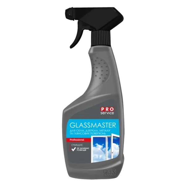 Засіб для скла, металу, та глянсових поверхонь 0,55 л, GlassMaster PRO service (25483140_4823071658842) - Фото 2