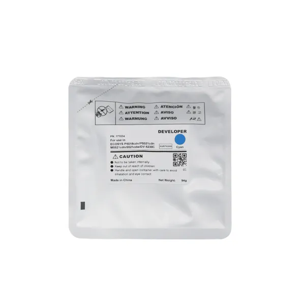 Девелопер Kyocera Ecosys P5021, 302R793060 DV-5230C 94г, голубой CET (CET171034) - Фото 10